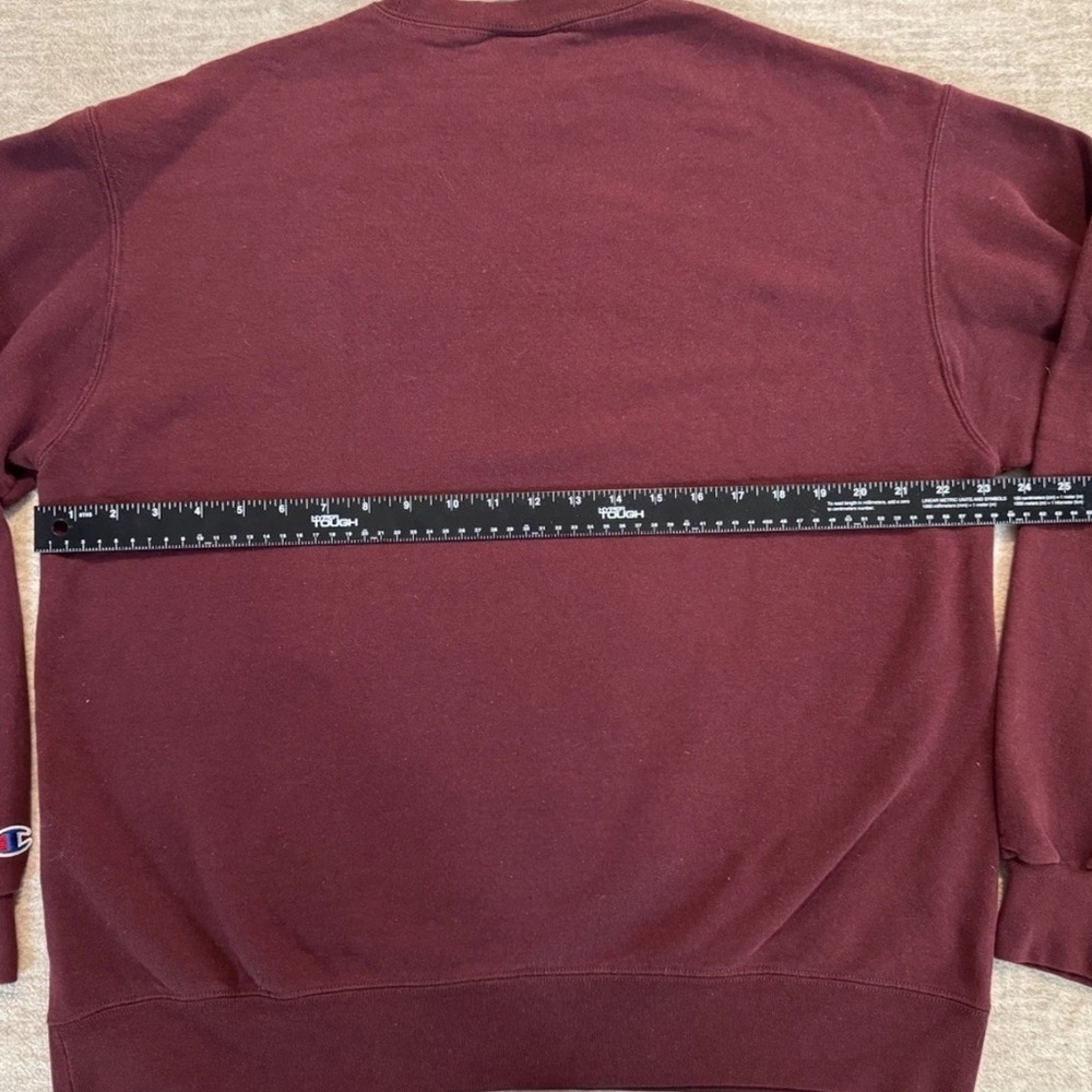 Vintage 90’s Harvard University Champion Sweatshirt Embroidered Felt Spell Out - Picture 5 of 9